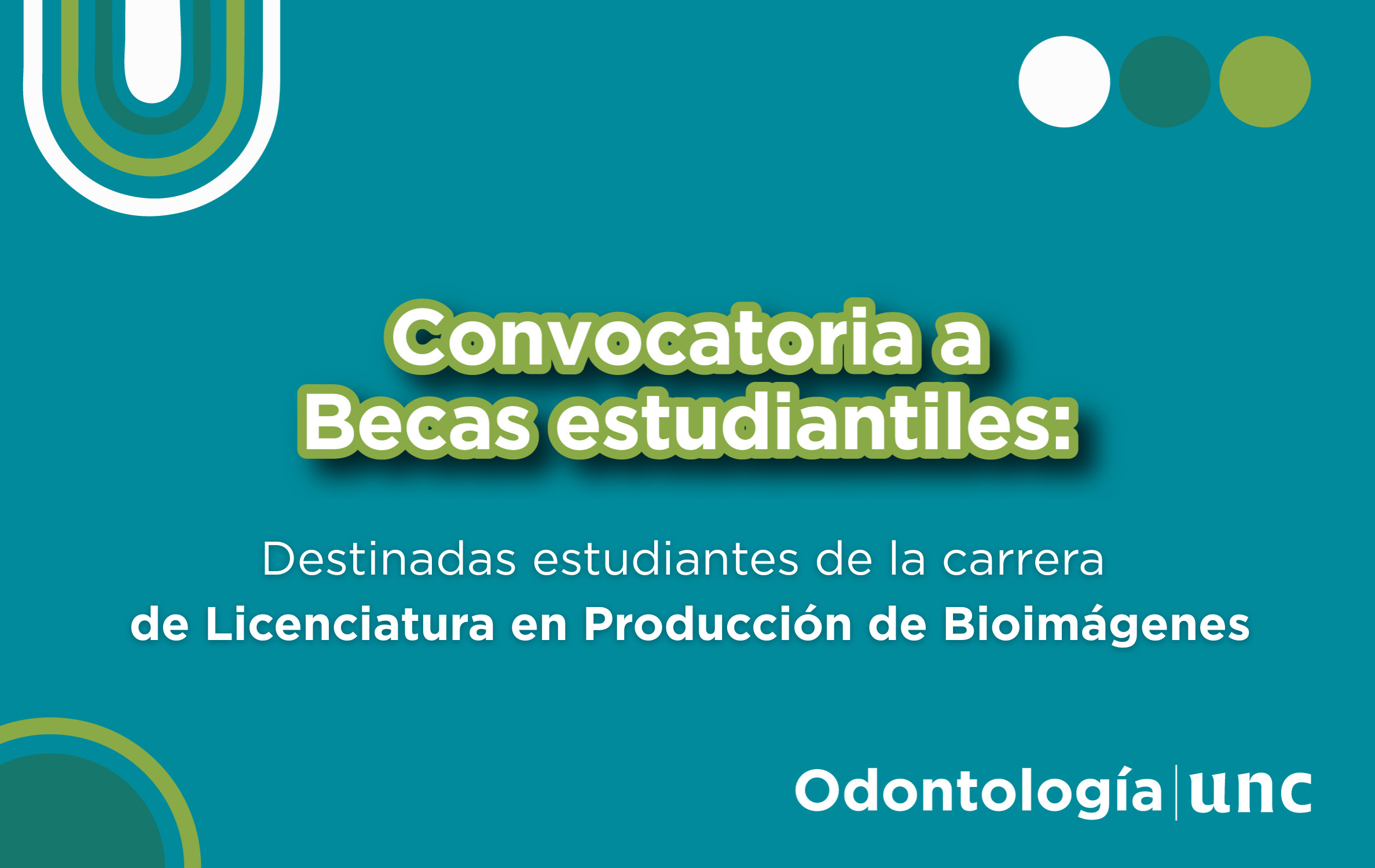 Beca estudiantil de la carrera de Licenciatura en Producción de Bioimágenes