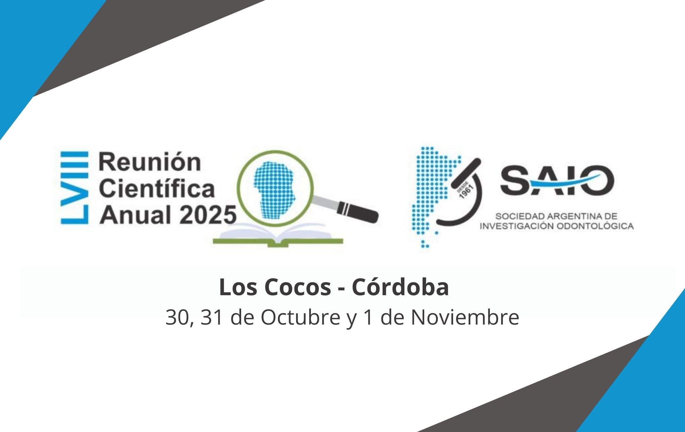 LVIII Reunión Científica Anual 2025 SAIO